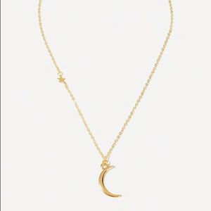 Moon and star necklace